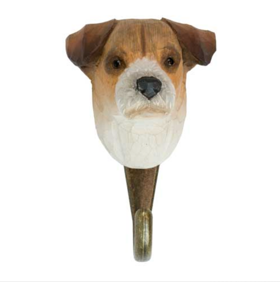 Percha de madera Jack Russell Terrier
