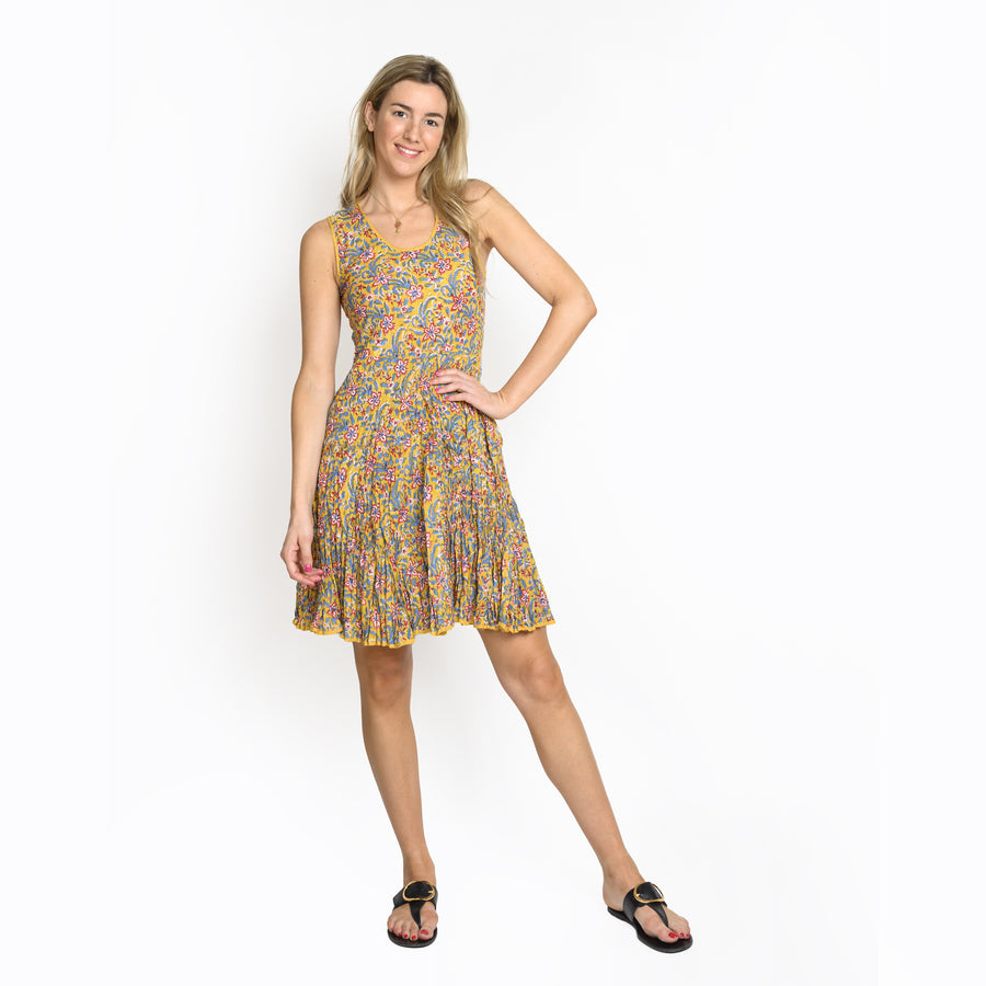 Shamoli Dress Yellow Garden /Marilo Dress