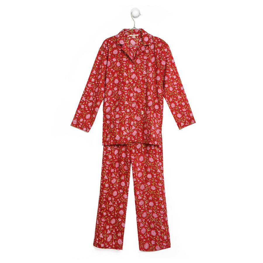Pijama Red Flower.