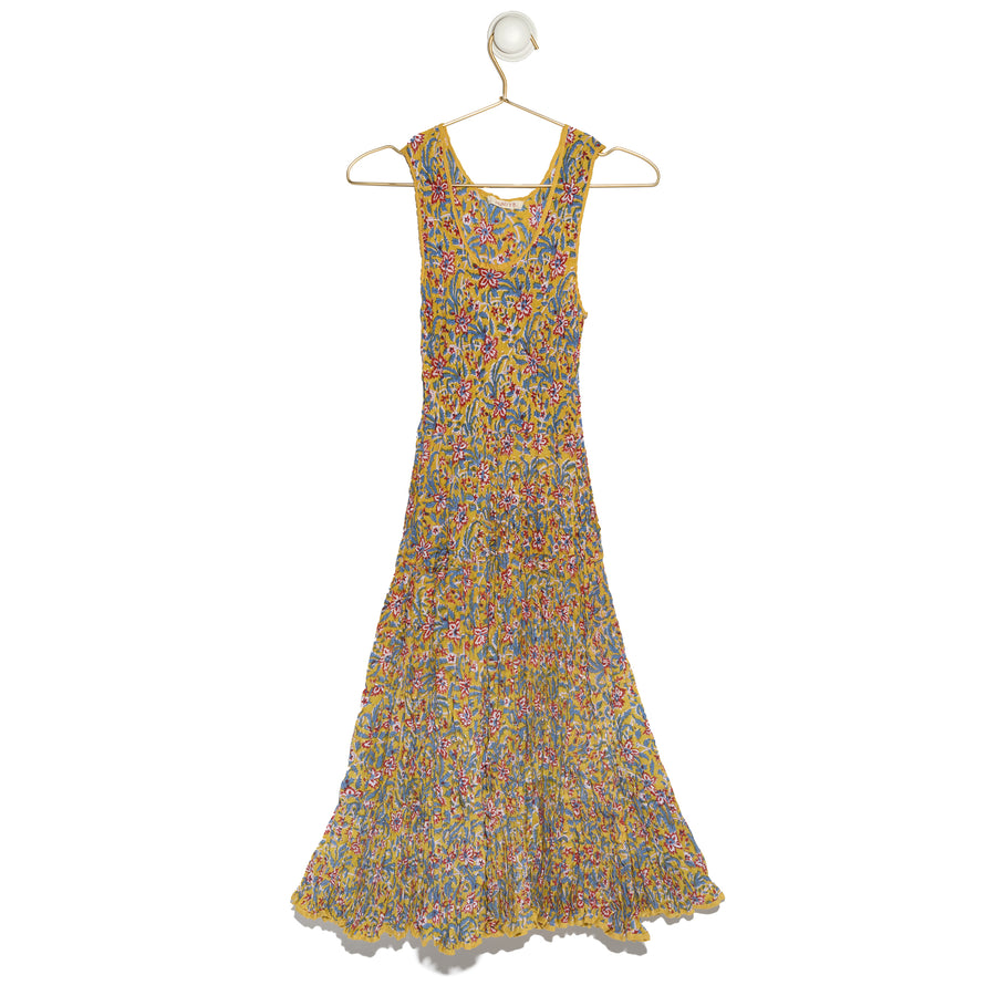 Shamoli Dress Yellow Garden /Marilo Dress