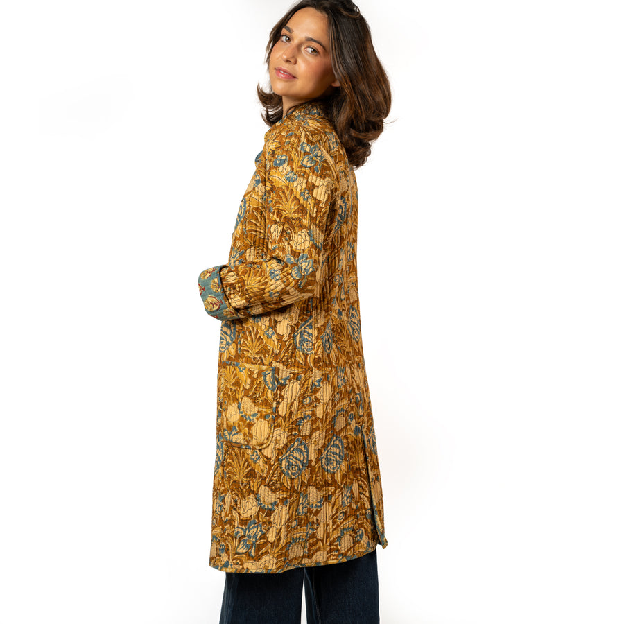 Anna Coat Caramel Reversible
