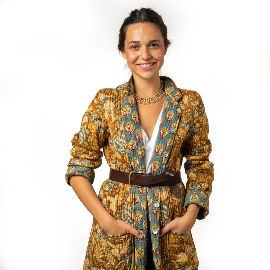 Anna Coat Caramel Reversible