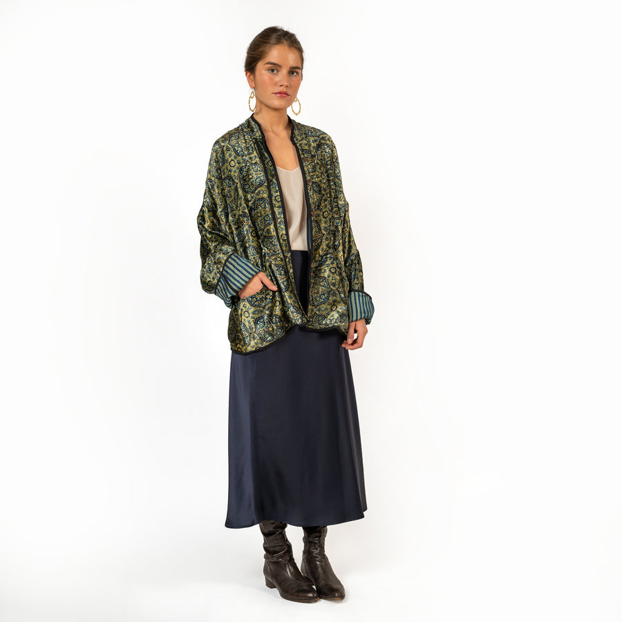 Velvet Jade Arabesq Jacket