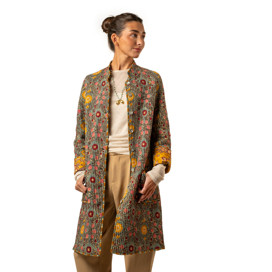 Anna Coat Forest Reversible