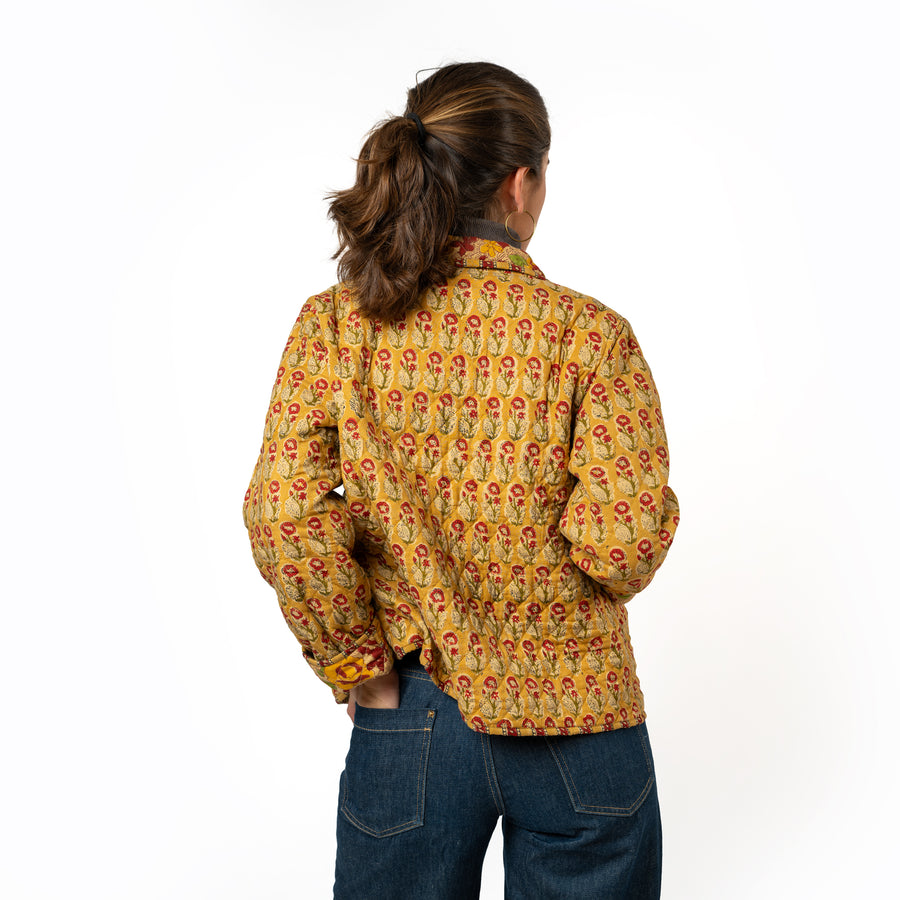 Jaipur Jacket Mustard Bouti