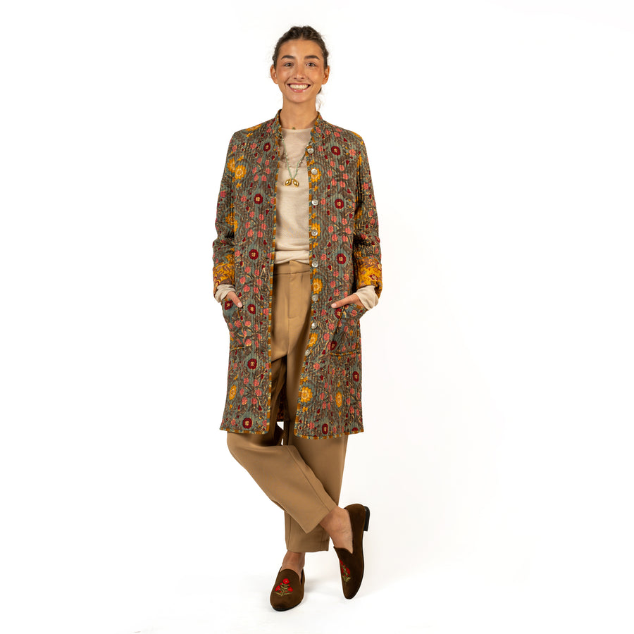 Anna Coat Forest Reversible
