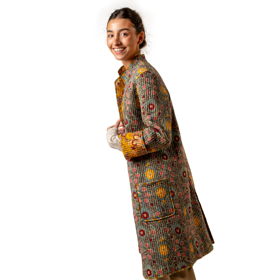 Anna Coat Forest Reversible