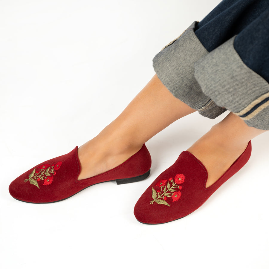 Shoe Poppy Vino
