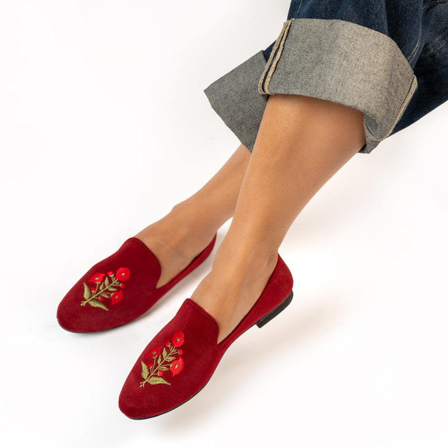 Shoe Poppy Vino