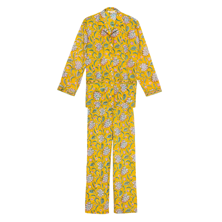 Pijama Yellow Flower
