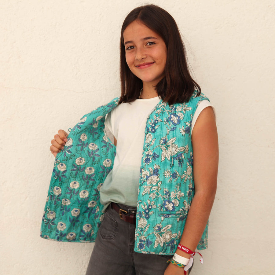 Coti Vest Turquoise