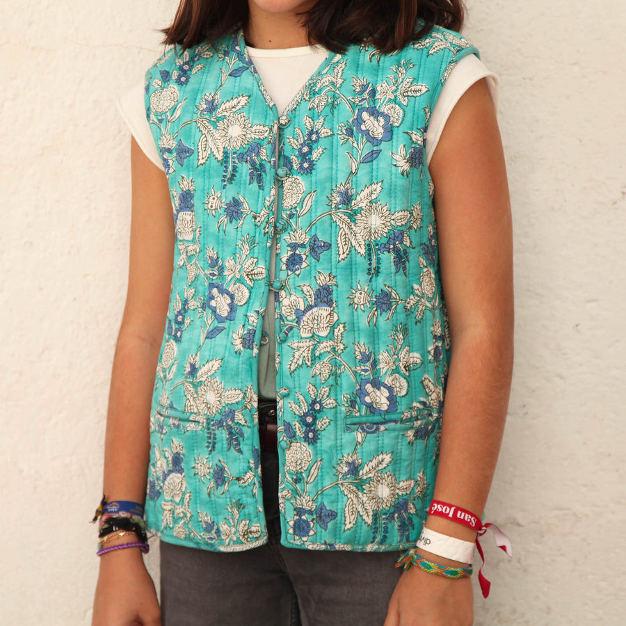 Coti Vest Turquoise