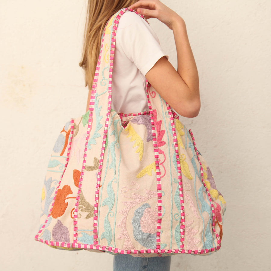 Bolso Suzani Remate Rayas C