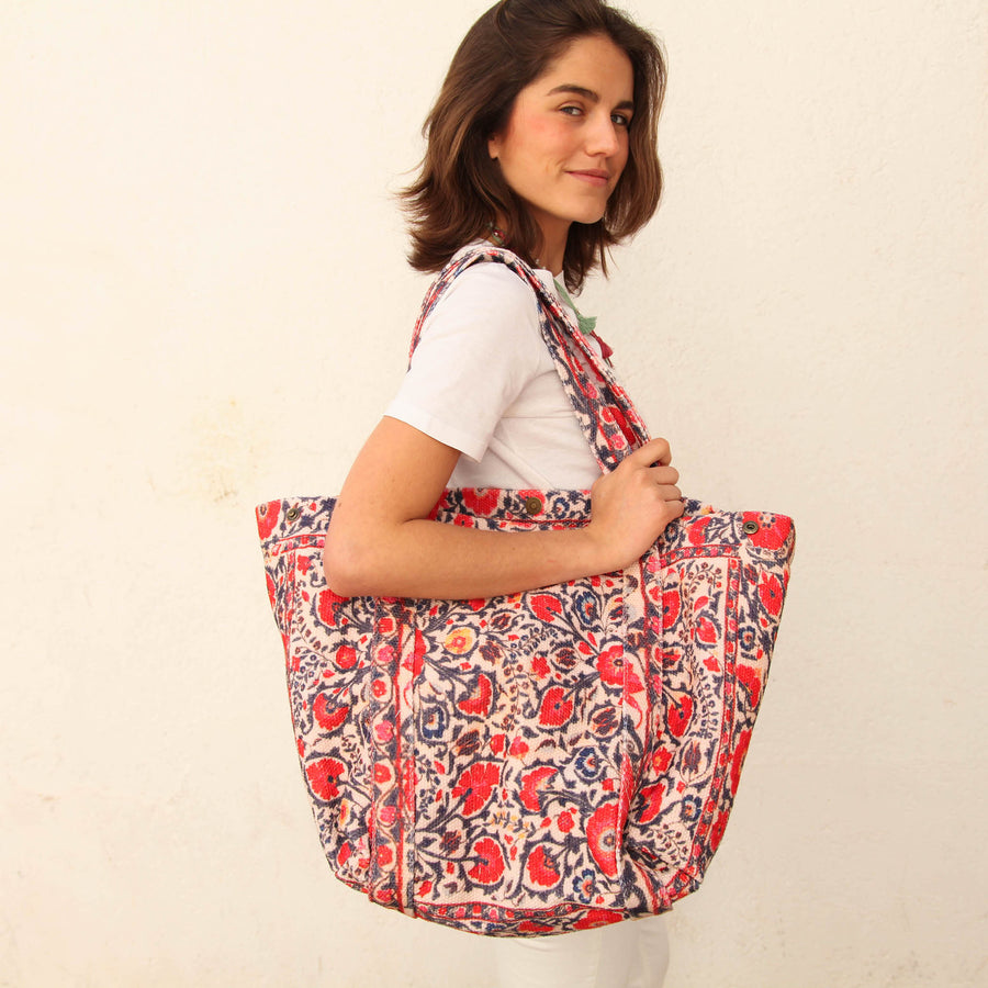 Bolso Canvas Suzani Print