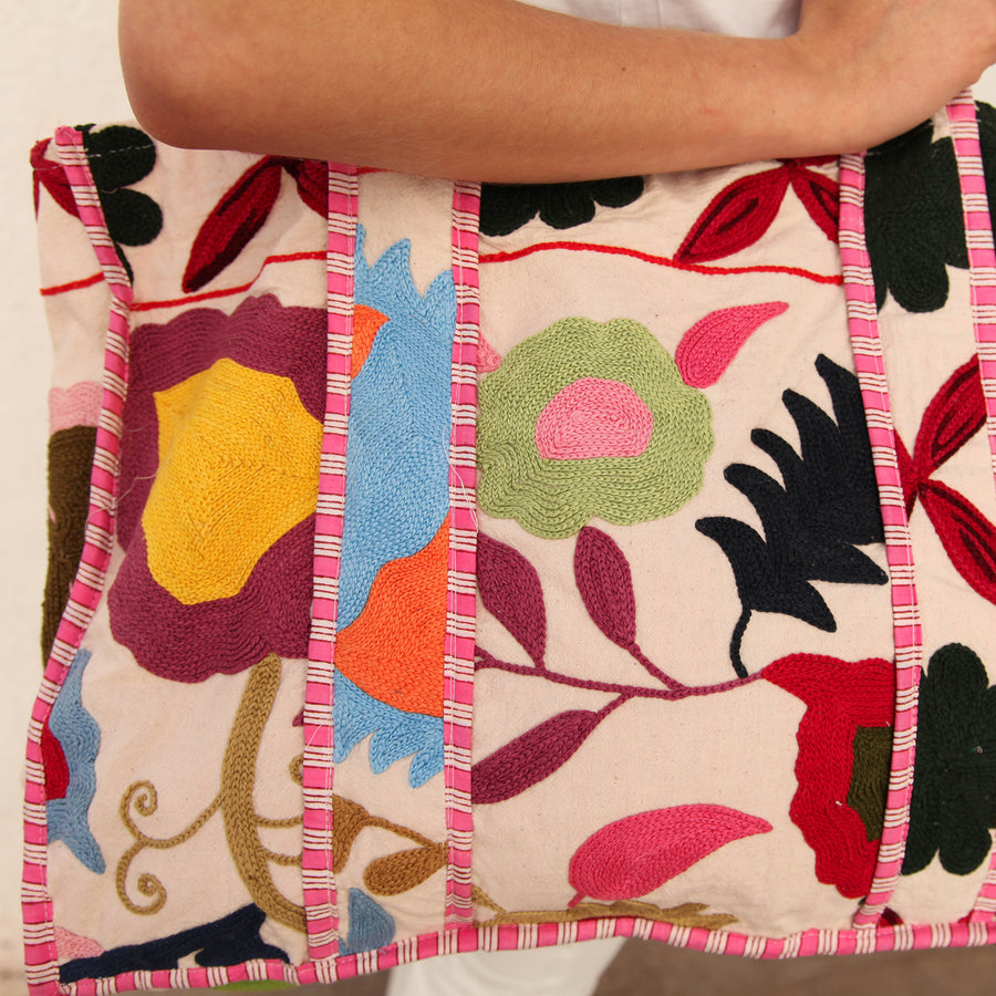 Bolso Suzani Remate Rayas B