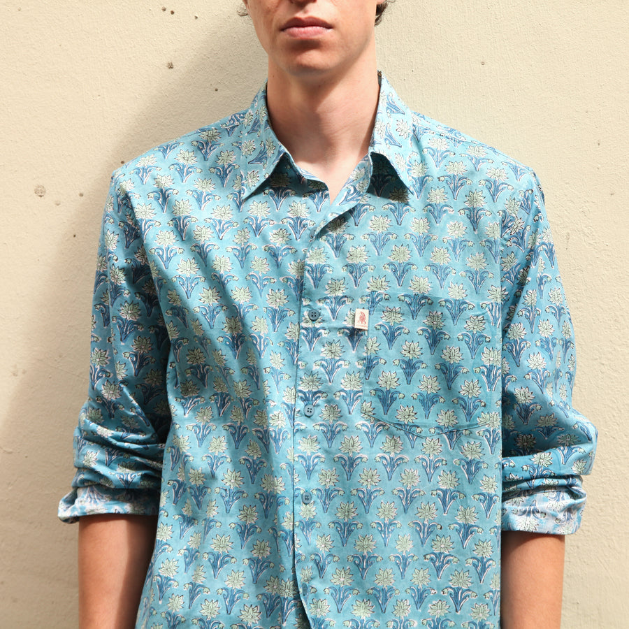 Camisa Blue StarFlower