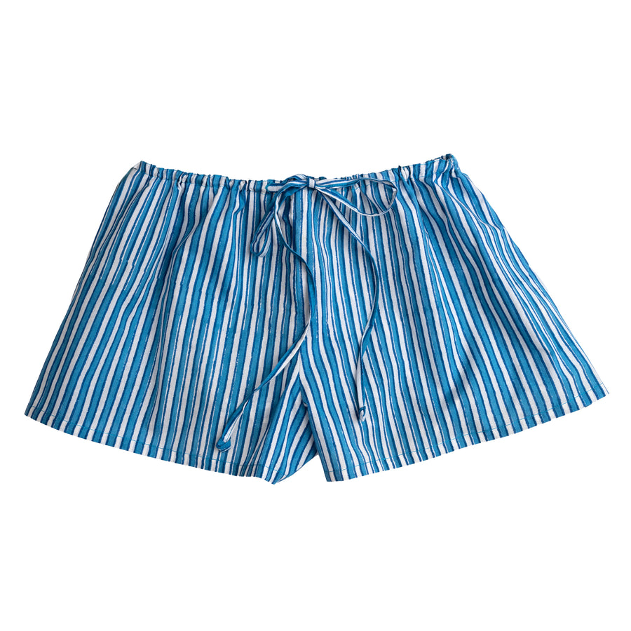 Short Blue Stripes