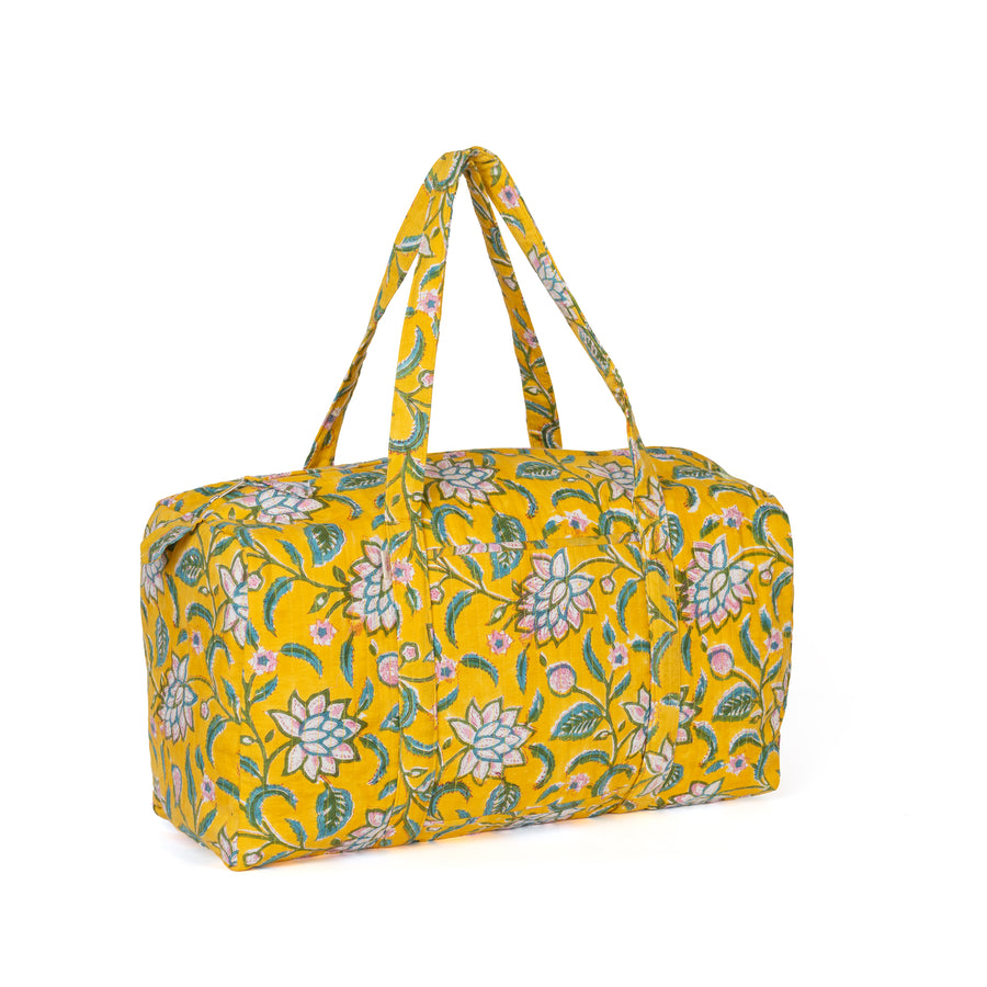 Weekend Bag Yellow Flowers