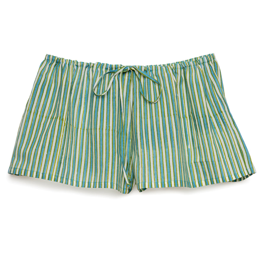 Short Turquoise Stripes