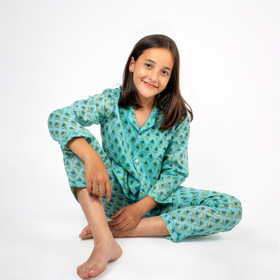 Pijama de niño Turquoise