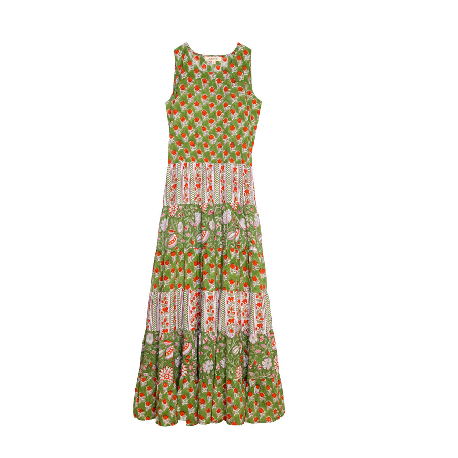 Summer Dress Lime Green