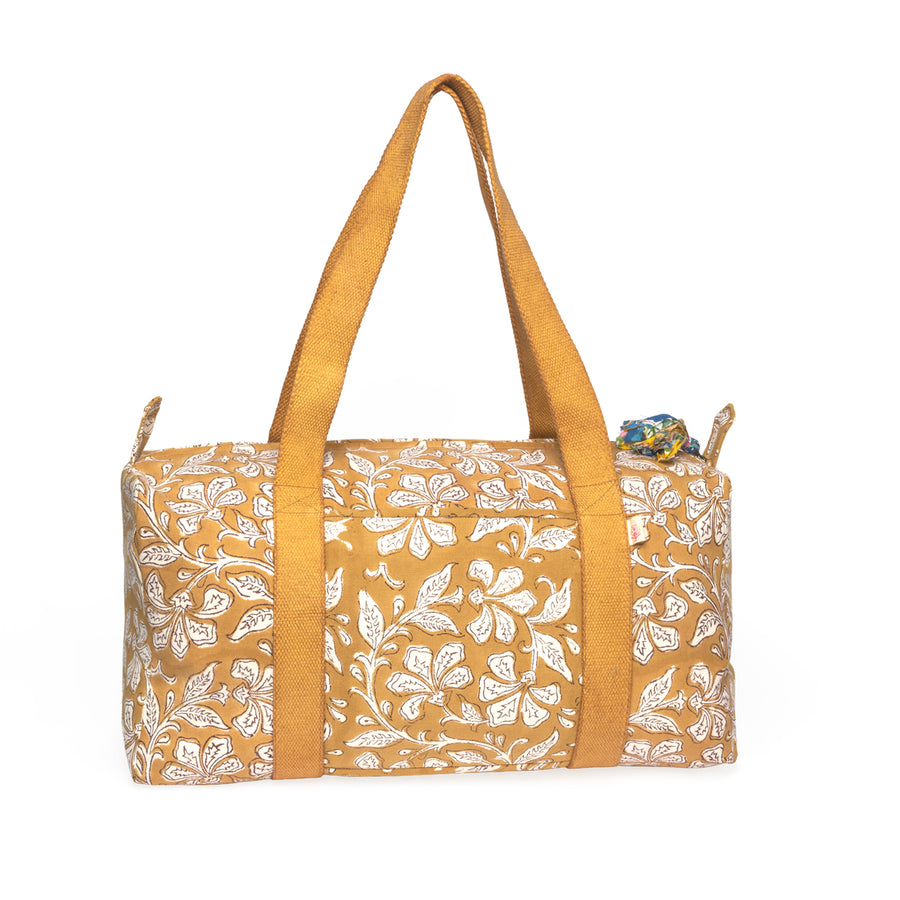 Canvas Weekend Bag Honey Mustard