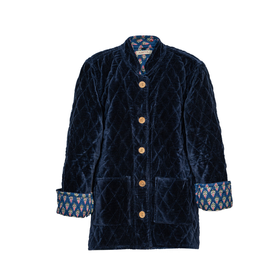Jacket Navy Velvet