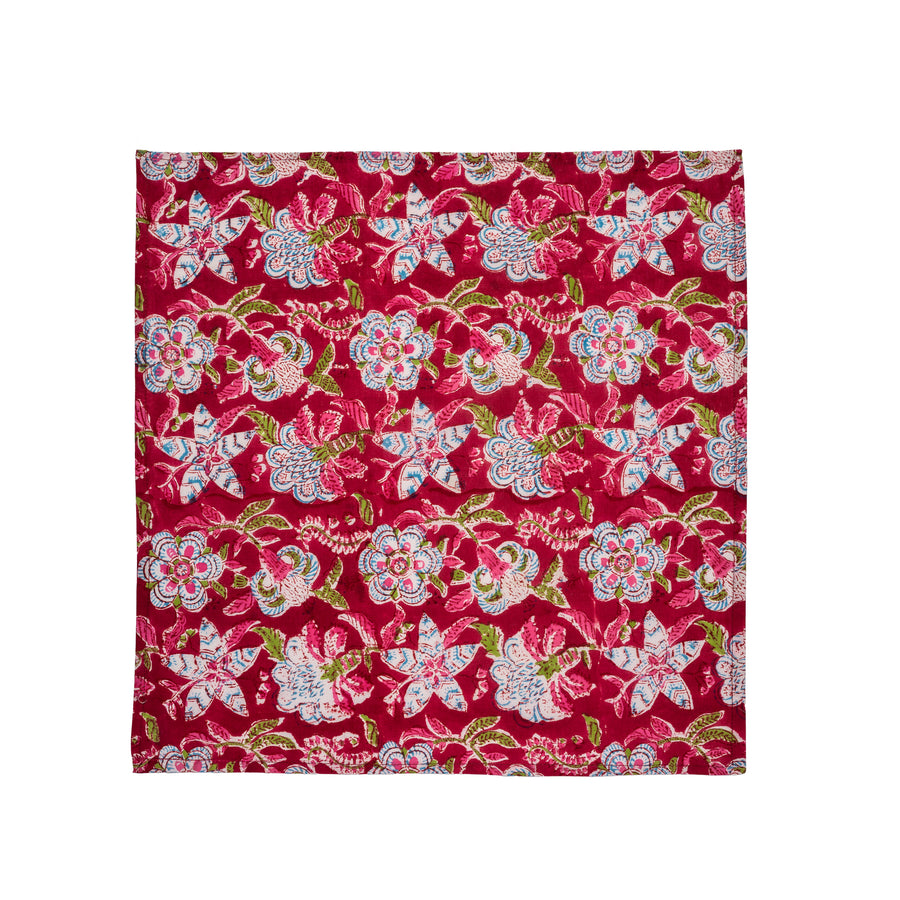 Mantel Individual Guateado Dark Raspberry