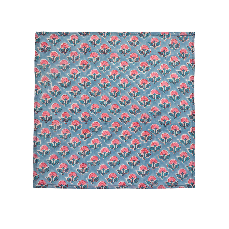 Mantel Individual Guateado Light Teal & Mauve