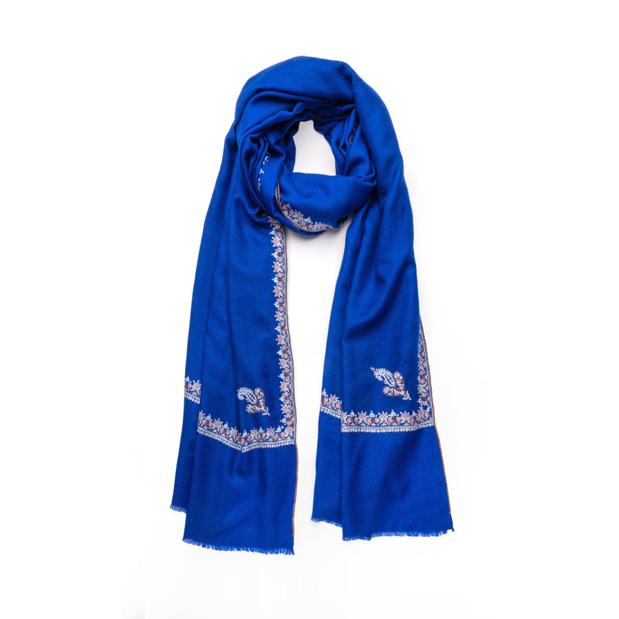 Pashmina Bordada Peacock with Border