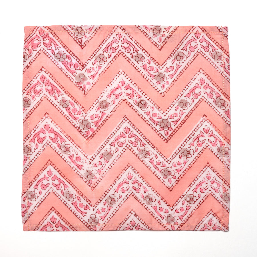 Servilleta de cocktail Pink Zigzag