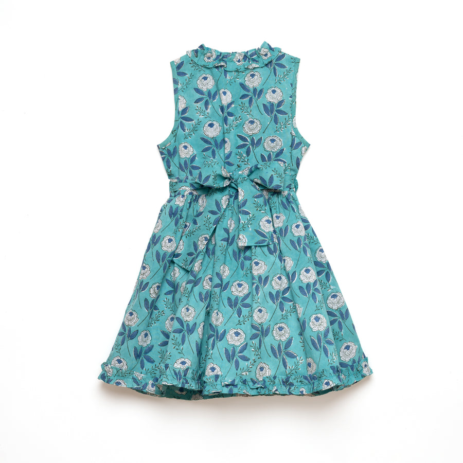 Rosa Dress Aqua