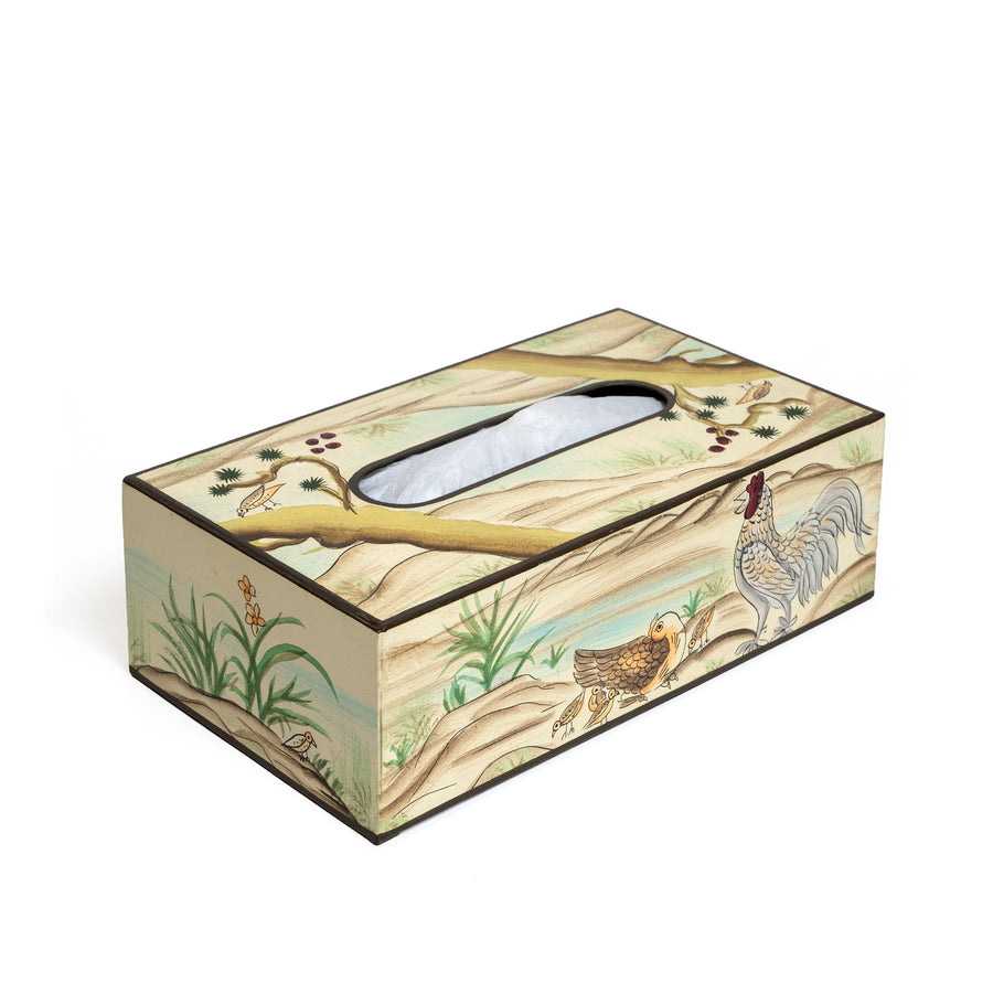 Rooster kleenex Box