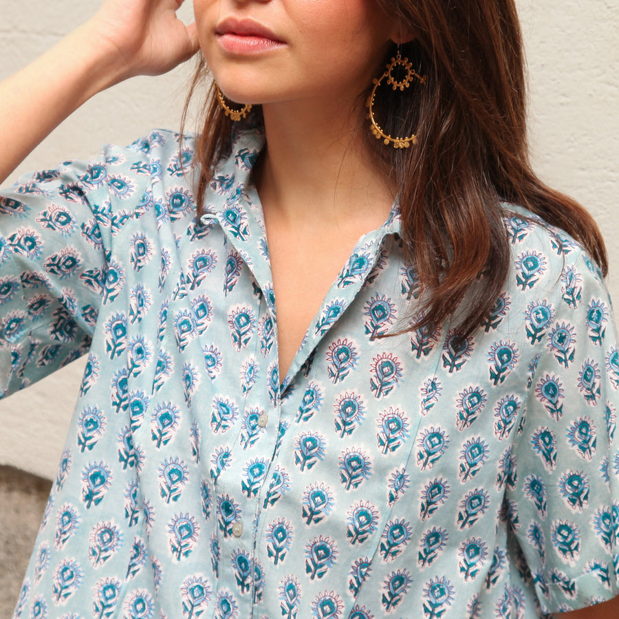 Camisa Lilly Pale Blue