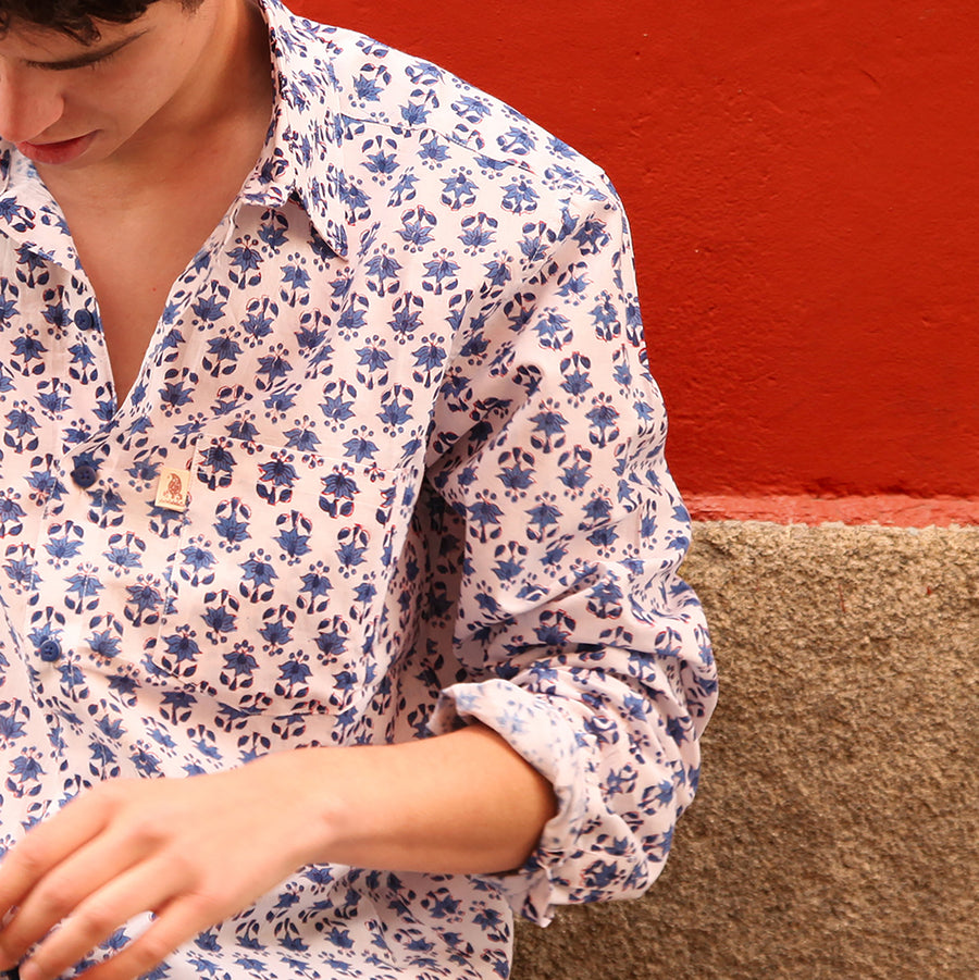Camisa Blue Lily