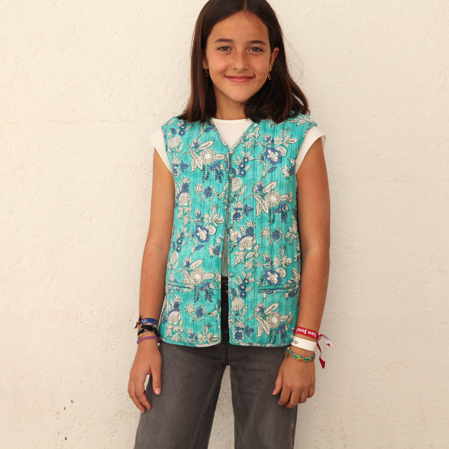 Coti Vest Turquoise