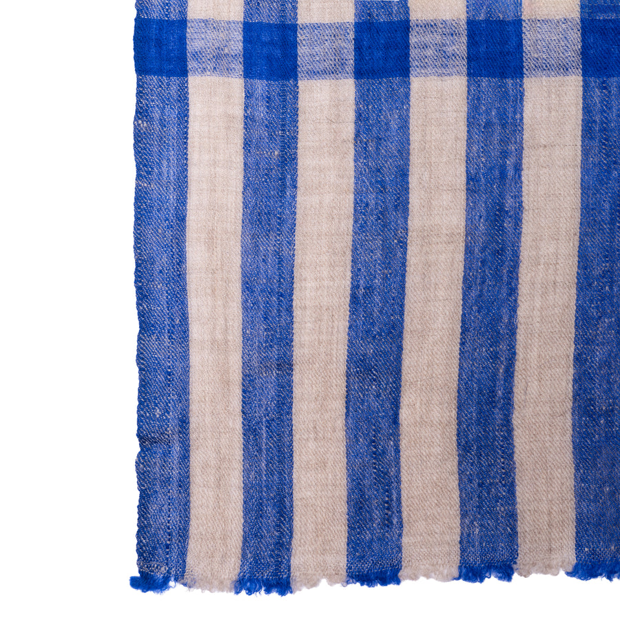 Pashmina Checks Natural Ink