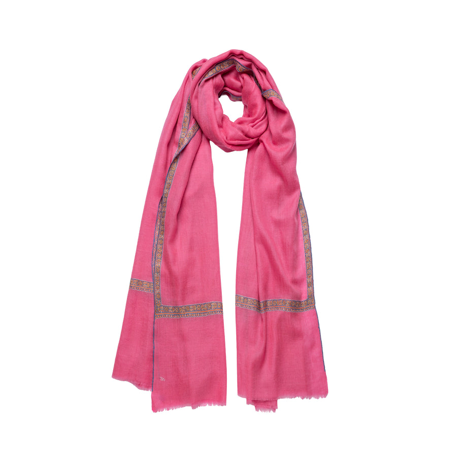 Pashmina Bordada Hashi Bubblegum