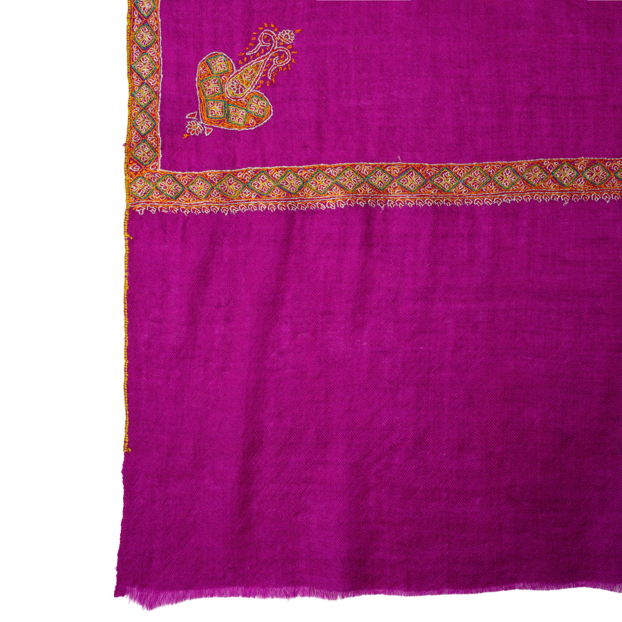 Pashmina Bordada Hashi Magenta