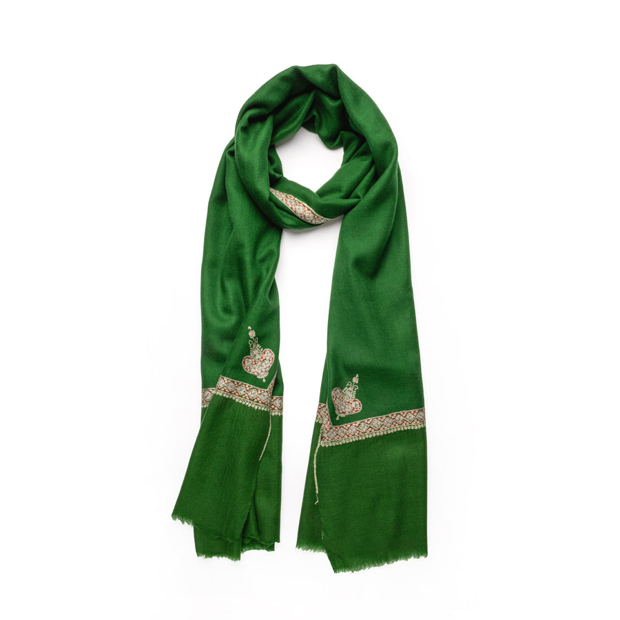 Pashmina Bordada Hashi Formal Garden