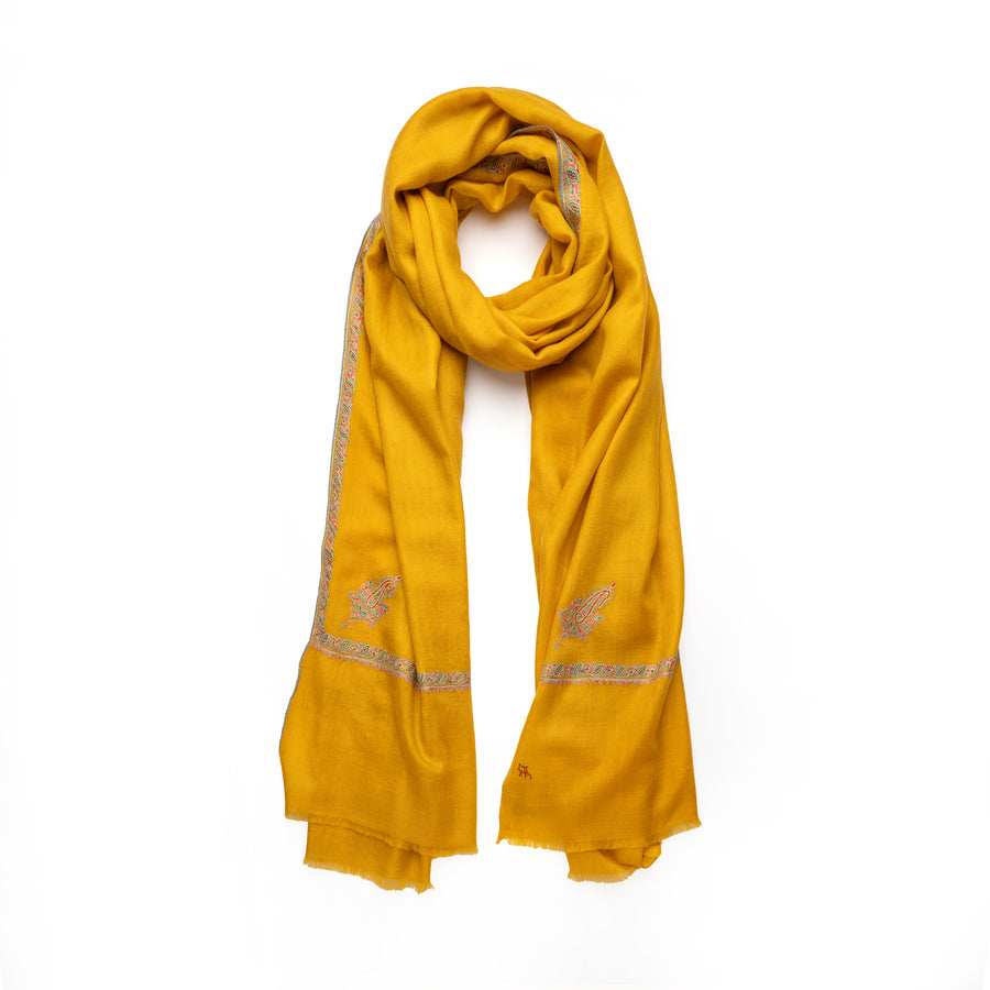 Pashmina Bordada Hashi Calendula