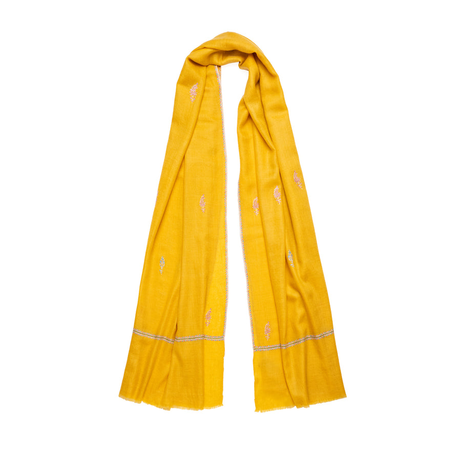 Pashmina Bordada Curry Bouti