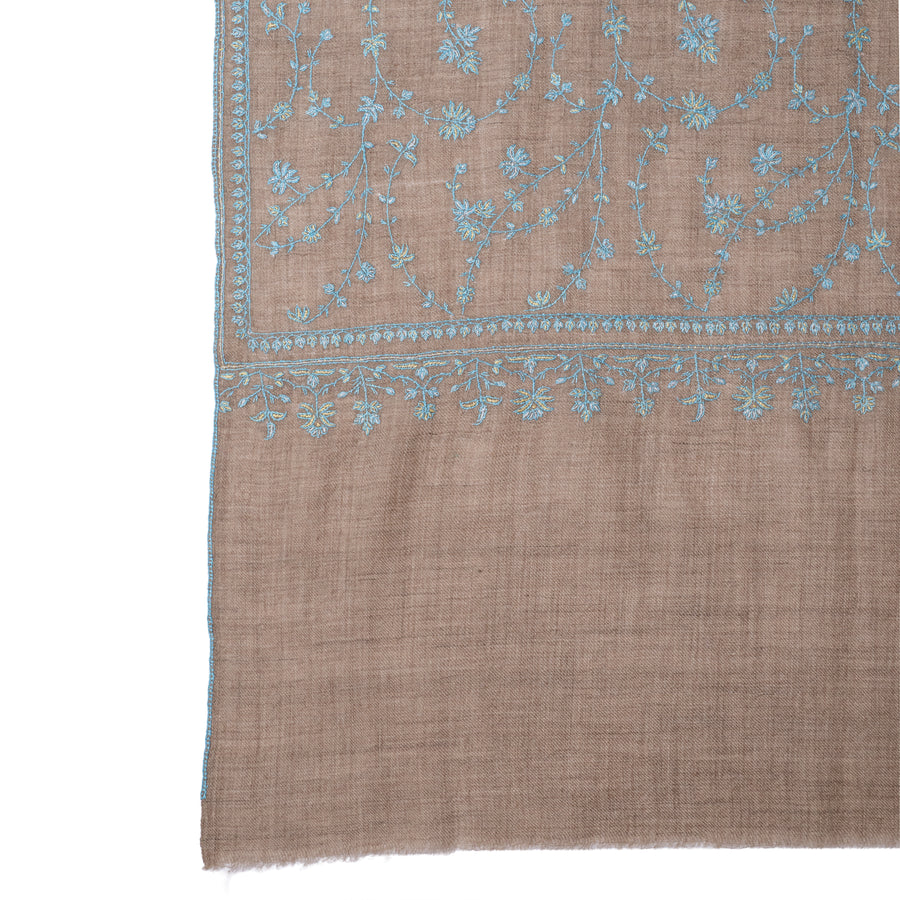 Pashmina Natural All Over Sky