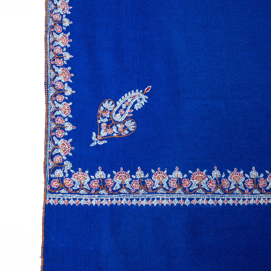 Pashmina Bordada Peacock with Border