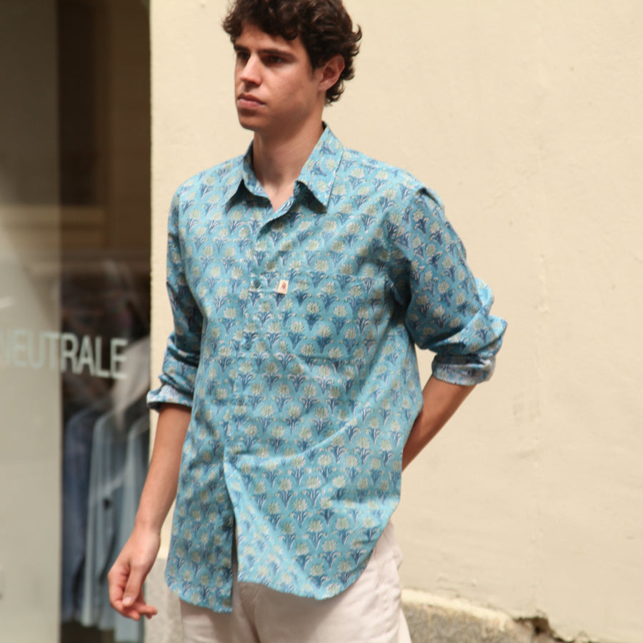 Camisa Blue StarFlower