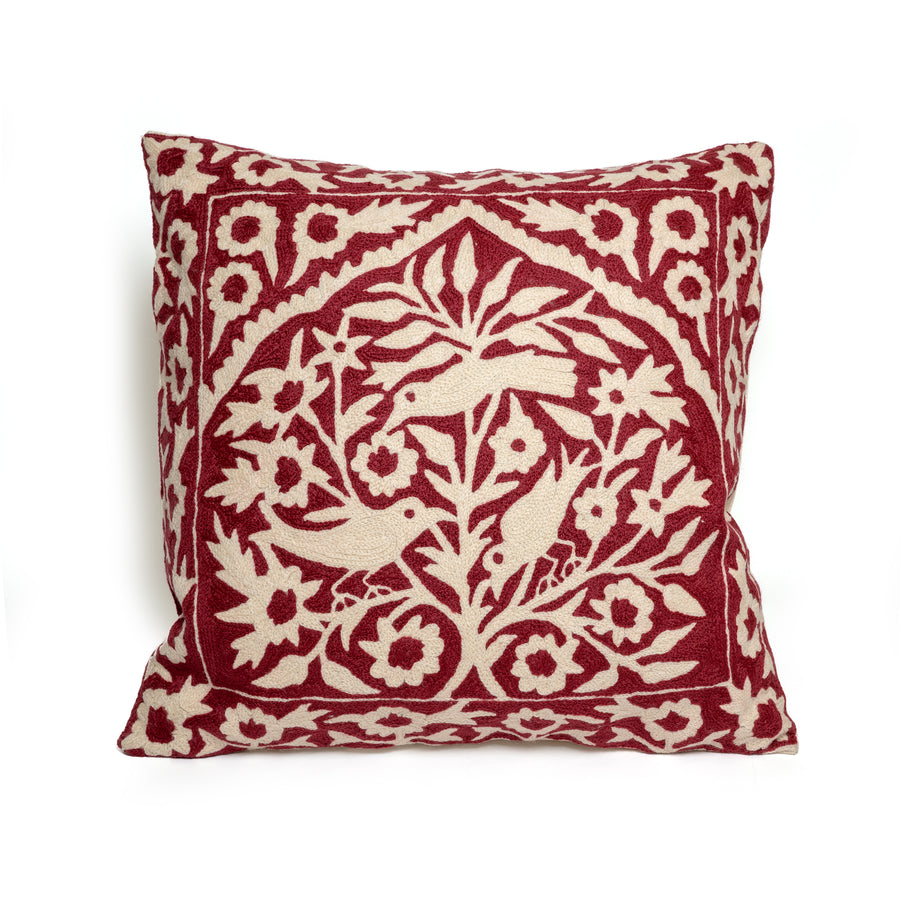 Cojín bordado Window Vino