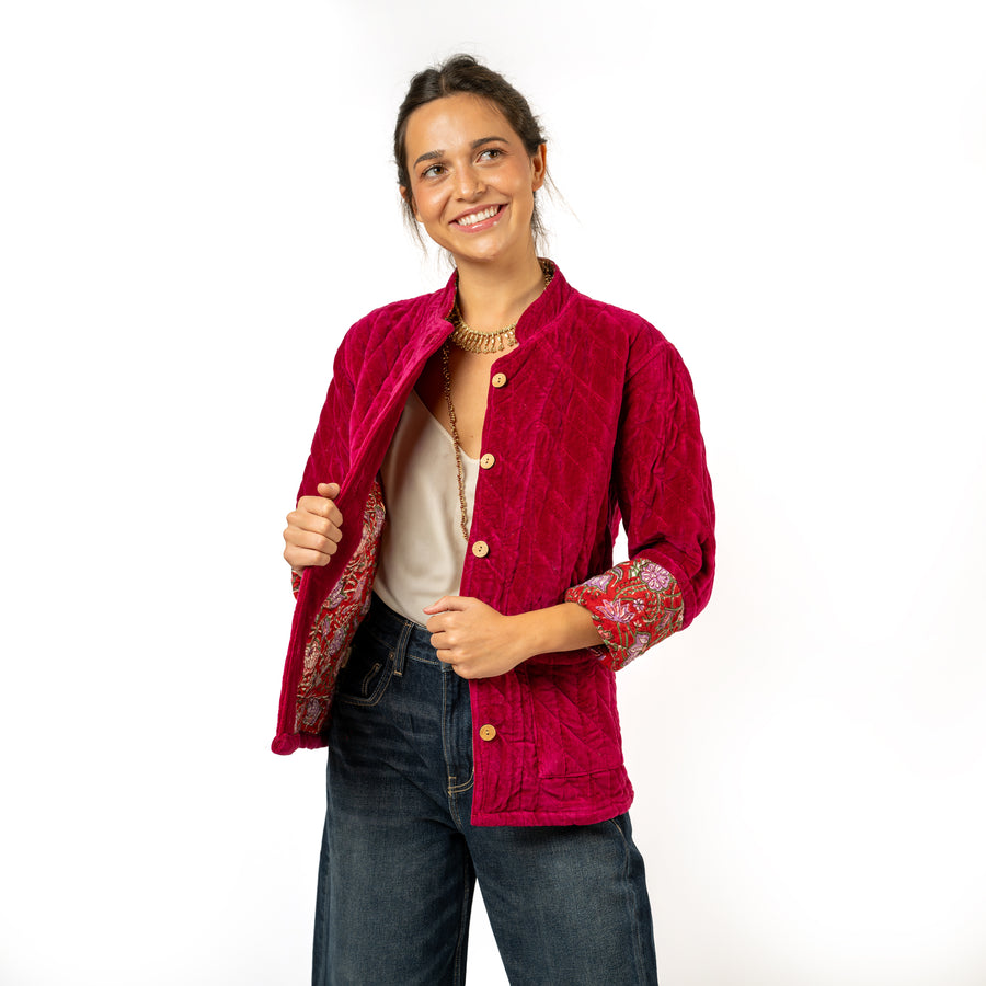 Jacket Buganvilla Velvet