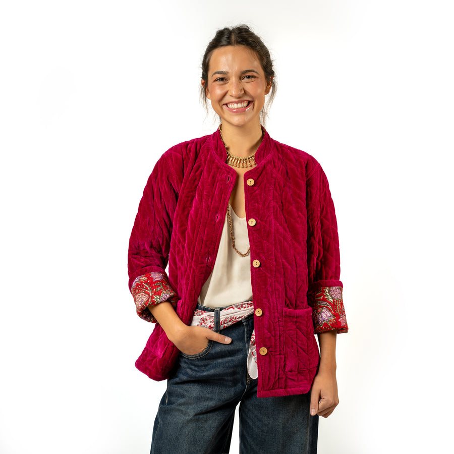 Jacket Buganvilla Velvet
