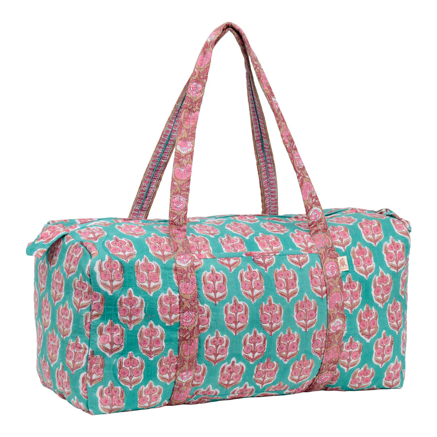 Weekend Bag Verbena on Tuquoise