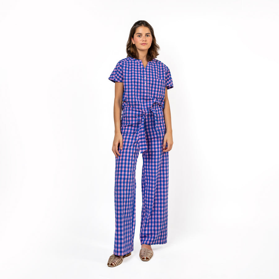 Roma Pant Vicky Azul